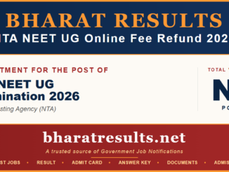 NTA NEET UG Online Fee Refund 2026
