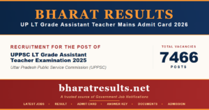 UP LT Grade Assistant Teacher Mains 2026