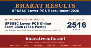 UPSSSC Lower PCS Recruitment 2026