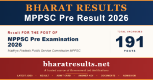 MPPSC Pre 2026 Result with Answer Key