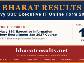 Navy SSC Executive IT Online Form 2026