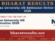 Purnea University UG Admission Online Form 2026