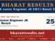 RRB Junior Engineer JE CBT-I Result 2026