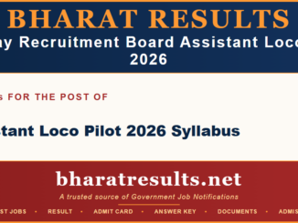 RRB ALP 2026 Syllabus