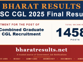 SSC CGL 2025 Final Result