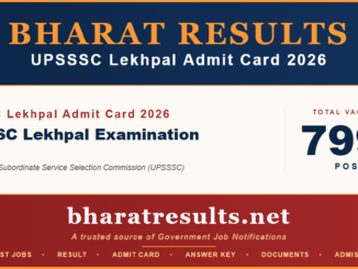 UPSSSC Lekhpal Admit Card 2026