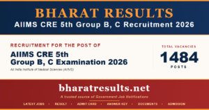 AIIMS CRE 5th Group B, C Recruitment 2026