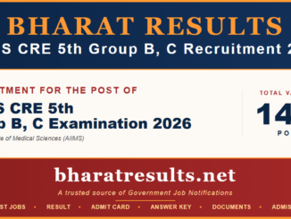 AIIMS CRE 5th Group B, C Recruitment 2026