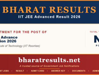 IIT JEE Advanced Result 2026