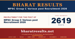 MPSC Group C Various Post 2026