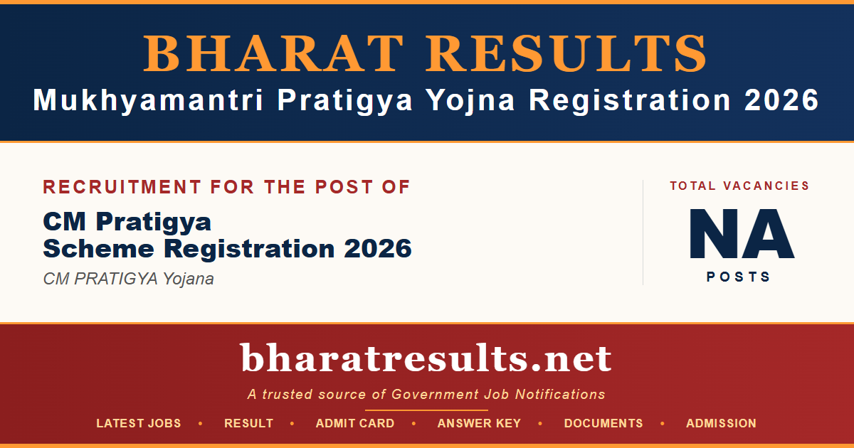 CM Pratigya Scheme Registration 2026