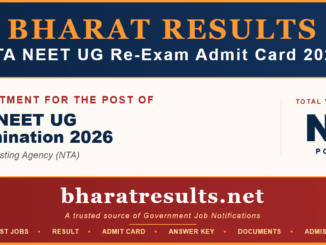 NTA NEET UG Re-Exam Admit Card 2026