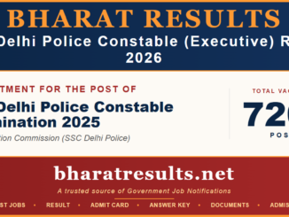 SSC Delhi Police Constable (Executive) Result 2026