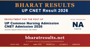 UP CNET Result 2026