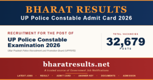 UP Police Constable Admit Card 2026