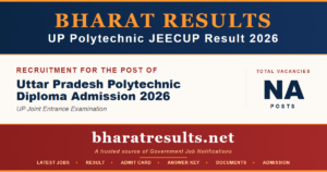 UP Polytechnic JEECUP Result 2026