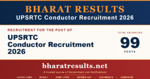 UPSRTC Conductor Recruitment 2026