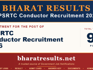 UPSRTC Conductor Recruitment 2026