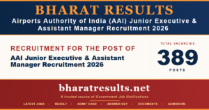 AAI Junior Executive & Assistant Manager Recruitment 2026