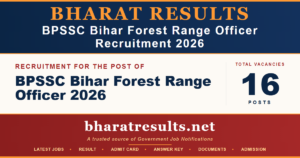 BPSSC Bihar Forest Range Officer 2026