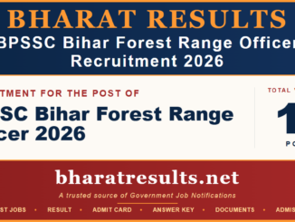 BPSSC Bihar Forest Range Officer 2026