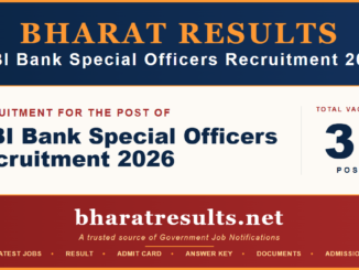 IDBI Bank Special Officers SO Recruitment 2026 Apply Online for 31 Post