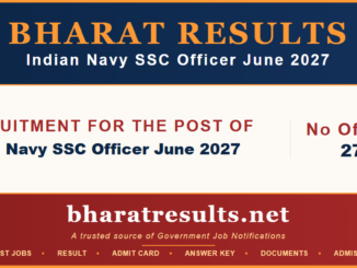 Indian Navy SSC Officer June 2027 Online Form for 275 Post