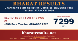 JSSC Para Teacher JTAACCE 2026
