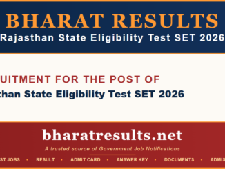 Rajasthan State Eligibility Test SET 2026