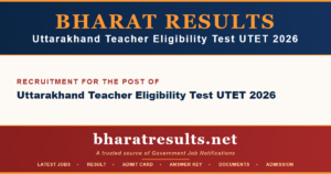 Uttarakhand TET UTET 2026