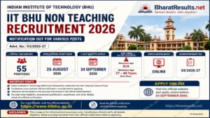 IIT BHU Non Teaching Recruitment 2026