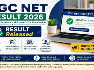 NTA UGC NET June Result 2026