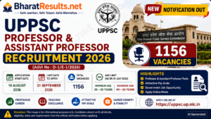 UPPSC Professor & Assistant Professor Recruitment 2026