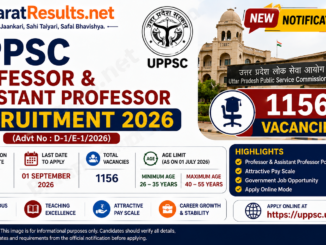 UPPSC Professor & Assistant Professor Recruitment 2026