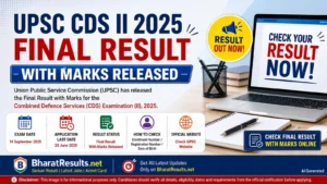 UPSC CDS-II Final Result 2026