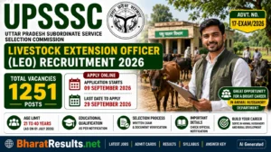 UPSSSC Livestock Extension Officer Recruitment 2026