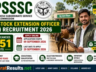 UPSSSC Livestock Extension Officer Recruitment 2026