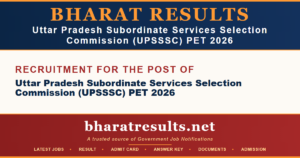 UPSSSC PET 2026