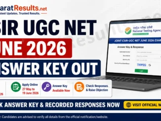 NTA CSIR UGC NET June Answer Key 2026